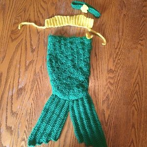 Crochet Mermaid Tail Set for Infant